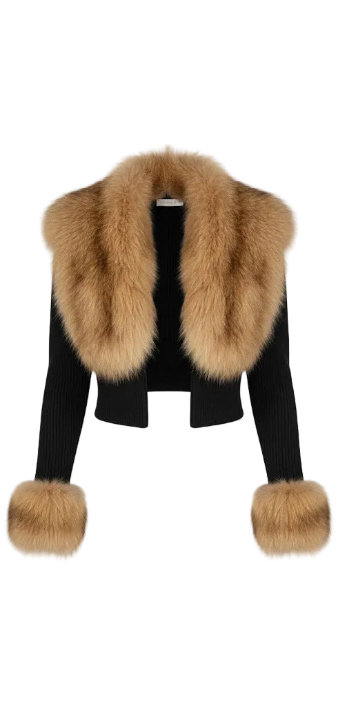 CHIARA - Luxus-Pelzcardigan