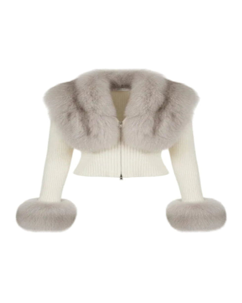 CHIARA - Luxus-Pelzcardigan