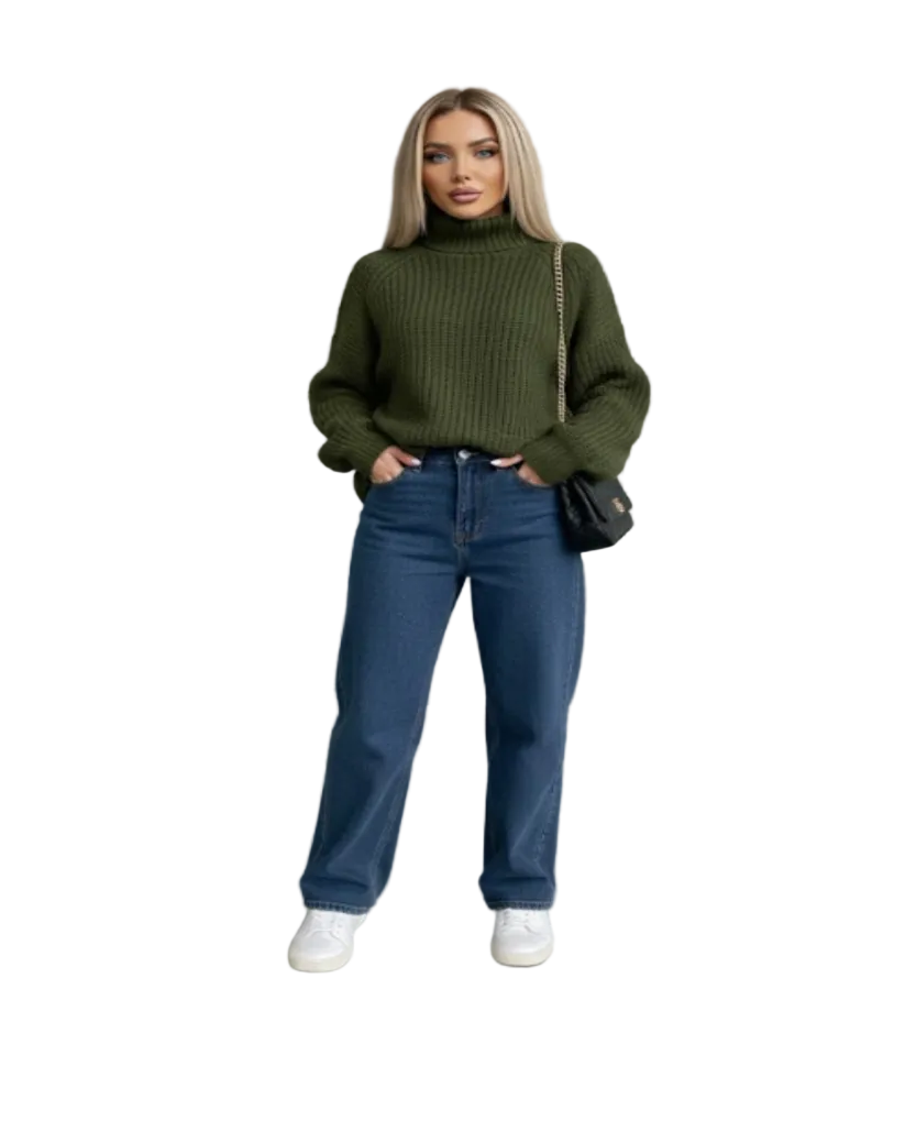 FREYA - Oversized Strickpullover