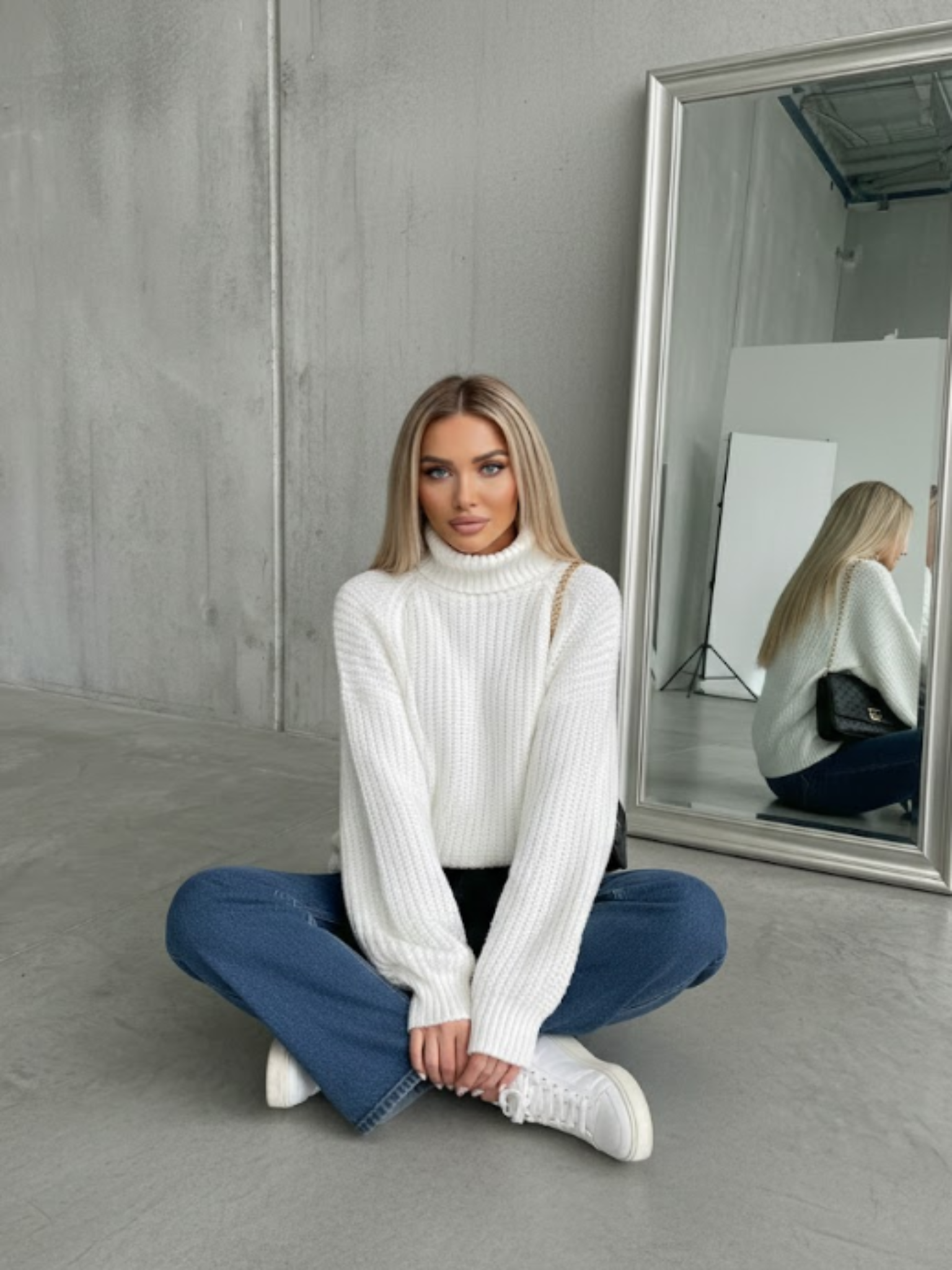 FREYA - Oversized Strickpullover