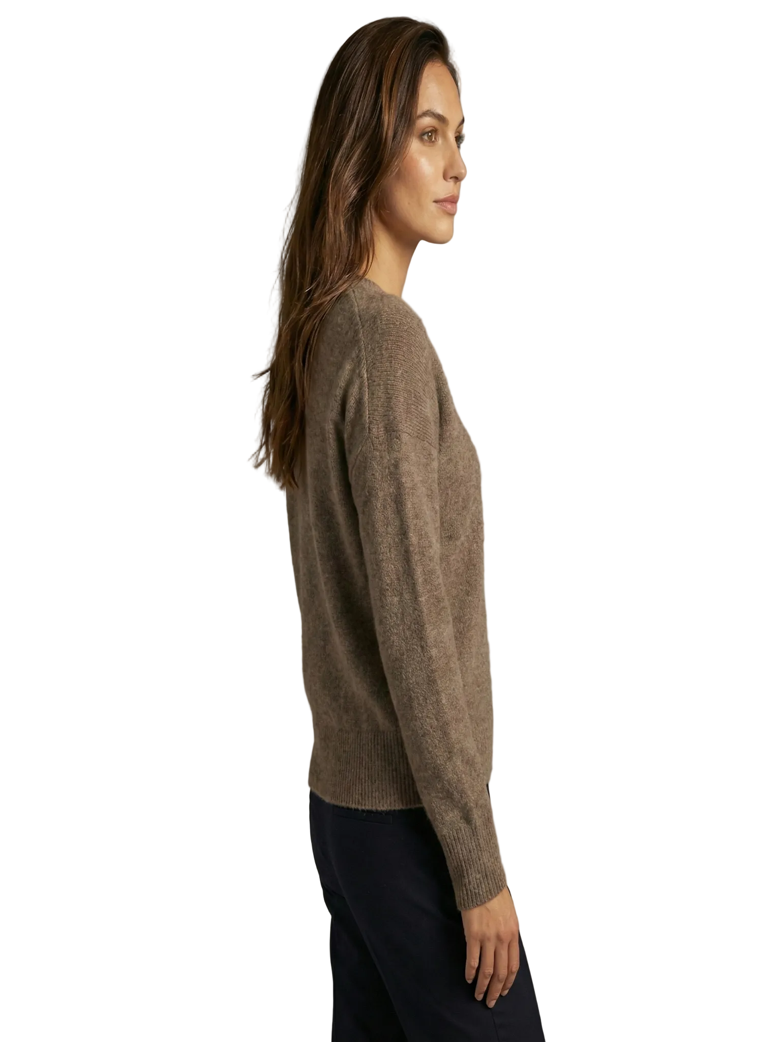 ELENA - Strickpullover Braun